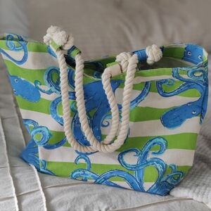 Mud Pie Heavy Duty Beach Tote. NWOT